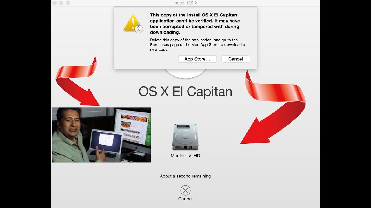 Download saying damaged on macbook pro